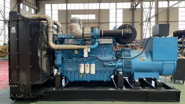 What is the working principle of the diesel engine lubrication system of the diesel generator set?