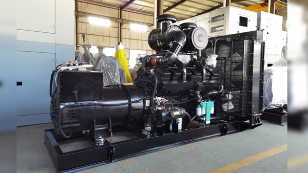 What is the relationship between diesel generator temperature rise and ambient temperature?
