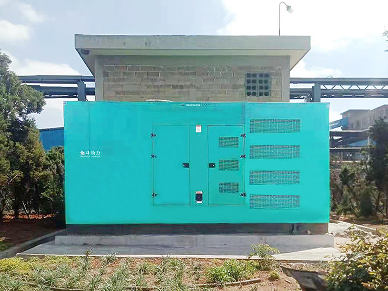Открытый бесшумный дизельный генератор мощностью 800 кВт