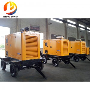 400KVA 移動式トレーラー ディーゼル発電機セット