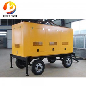 400KVA မိုဘိုင်းနောက်တွဲ ဒီဇယ်ဂျင်နရေတာ သတ်မှတ်