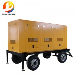 ชุดเครื่องกำเนิดไฟฟ้าดีเซลรถพ่วงเคลื่อนที่ 550KVA