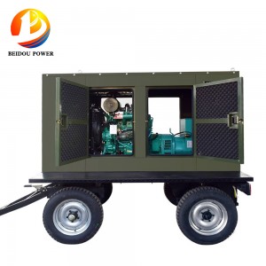 ชุดเครื่องกำเนิดไฟฟ้าดีเซลรถพ่วงเคลื่อนที่ 400KVA