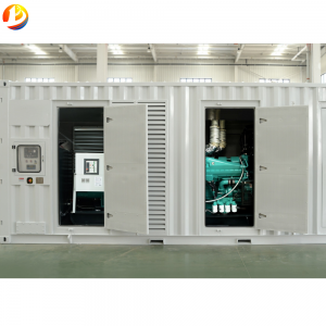 1500 KVA Cummins Diesel Genset Continens Novum Probatur Box Aliquam Price