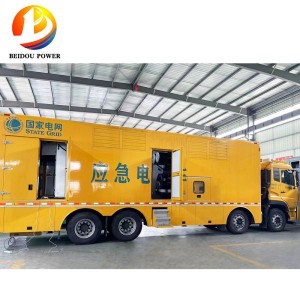 800KW 1000KVA Emergency Power Vehicle Type Diesel Generator
