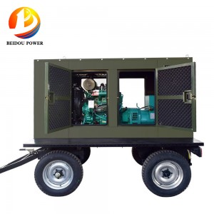 600KVA Mobile Trailer Diesel Generator Set