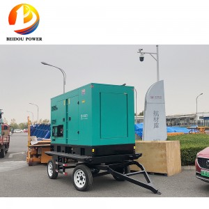 150KVA মোবাইল ট্রেলার ডিজেল জেনারেটর সেট