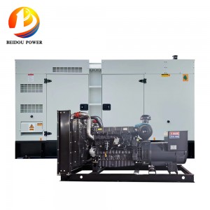 600KVA Shangchai Silent Type Diesel Generator Set